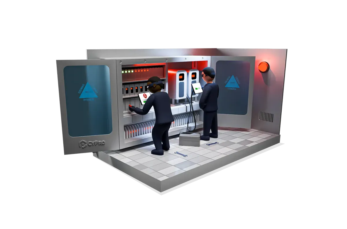 3D illustration of proactive threat hunting uncovering hidden signs of compromise