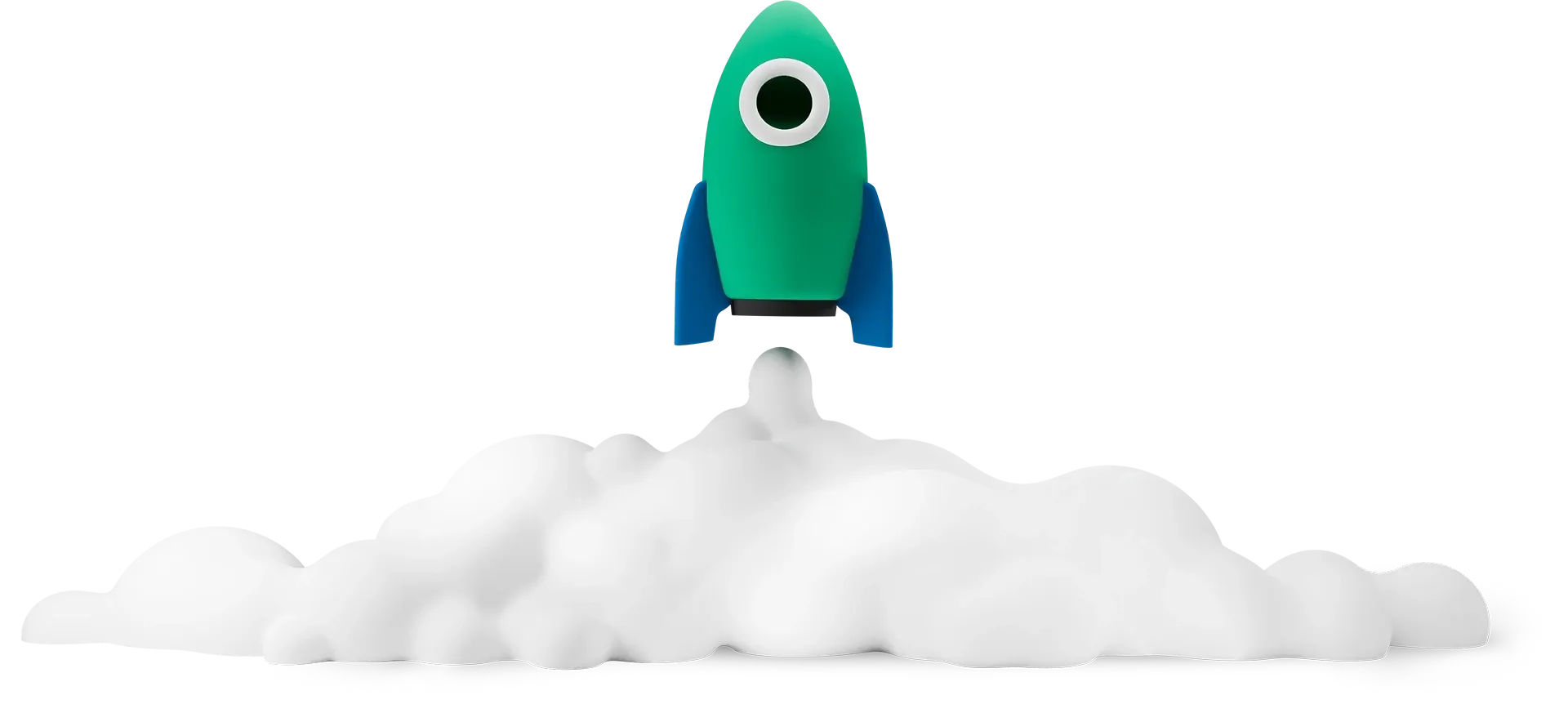3D rocket illustration for booking a free MDR discovery call