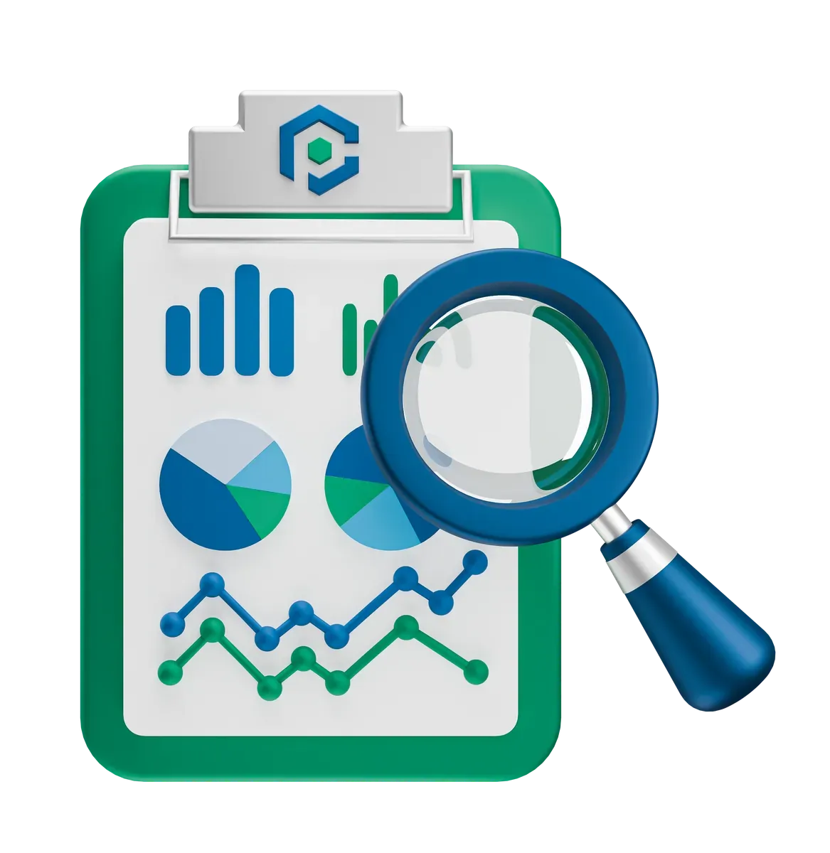 3D illustration of compliance-ready MDR reporting for boards and auditors